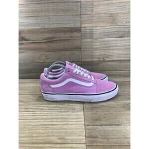 Vans Old Skool VN0A3WKT3SQ Pink Orchid White Women's Size 7.5 Sneakers
